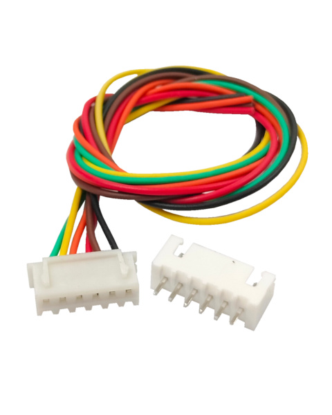 6-pin JST XH Polarised Connector 2.54mm pitch  Male & Female with Wire