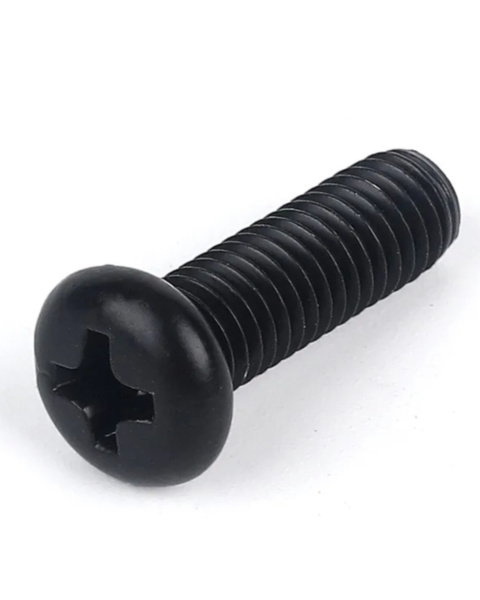 M2 x 5mm Black Nylon Pan Head Phillips Screw 