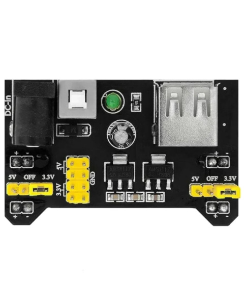 MB102 Breadboard Power Supply Module - 3.3V / 5V Dual Rail Regulator