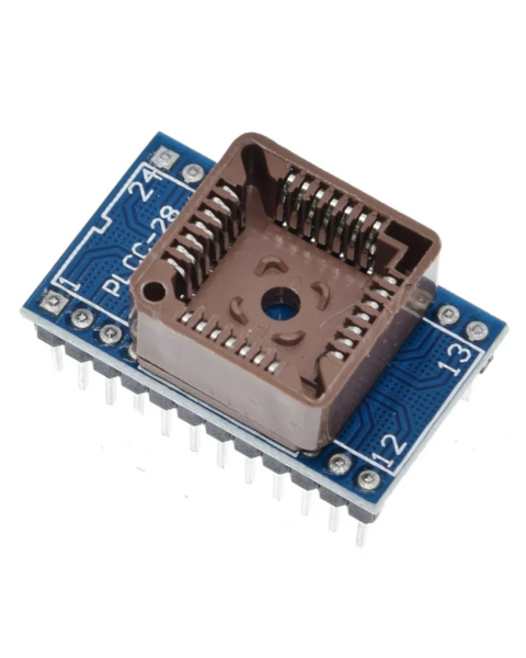PLCC28 to DIP24 SMD IC Adapter Programmer Socket