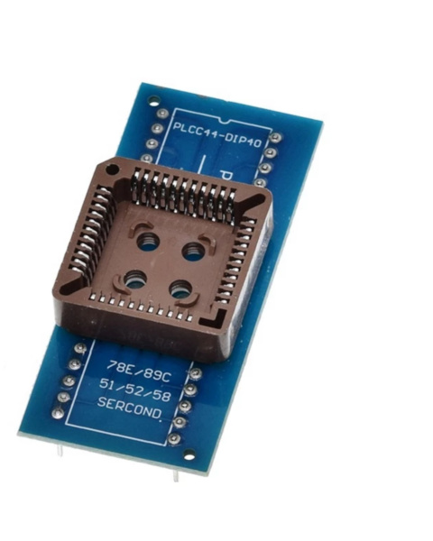 PLCC44 to DIP40 SMD IC Adapter Programmer Socket