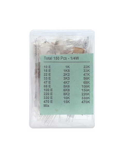 Assorted Resistor Box 1/4 Watt