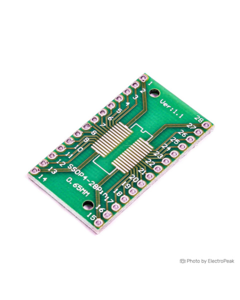 SOP28 TSSOP28 SSOP28 SMD to DIP28 PCB Adapter Board