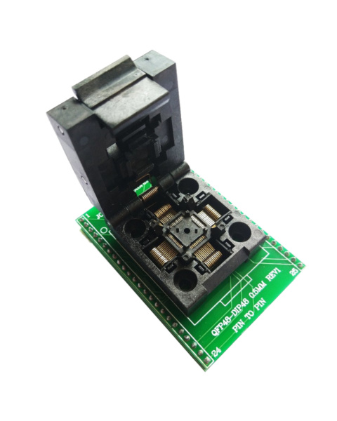 QFP48 To DIP48 IC Programming Adapter Socket LQFP TQFP 0.5 mm