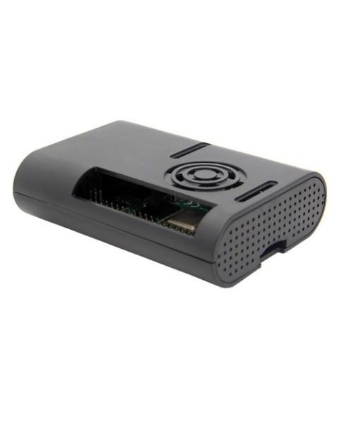 Raspberry Pi 4 Black Compact ABS Case