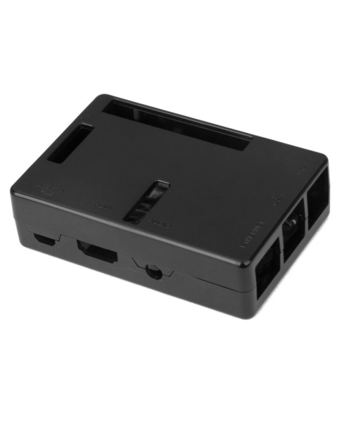 Case for Raspberry Pi 3 Model B ABS with Screws Black