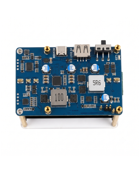 Waveshare Raspberry Pi 5 UPS Module 5V 6A Power Expansion Board Uninterruptible Power Supply