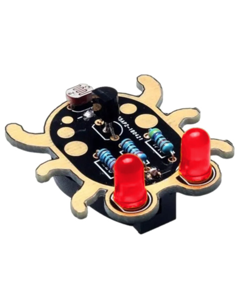 Weevil Eye Photosensitive Light-emitting Tube LED Electronic Unassembled Soldering DIY Kit