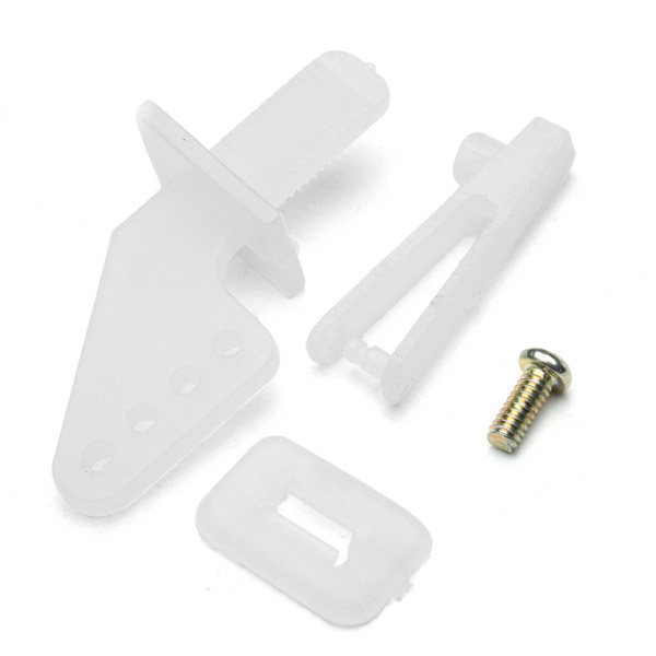 YINETTECH 20 Sets Plastic Controle Hoorns 4-Hole Voor Rc Model
