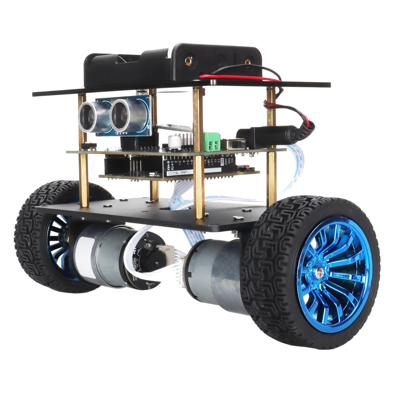2-Wheel Drive Self-Balancing Smart Robot Car With Bluetooth Multifunctional  Unassembled DIY Kit