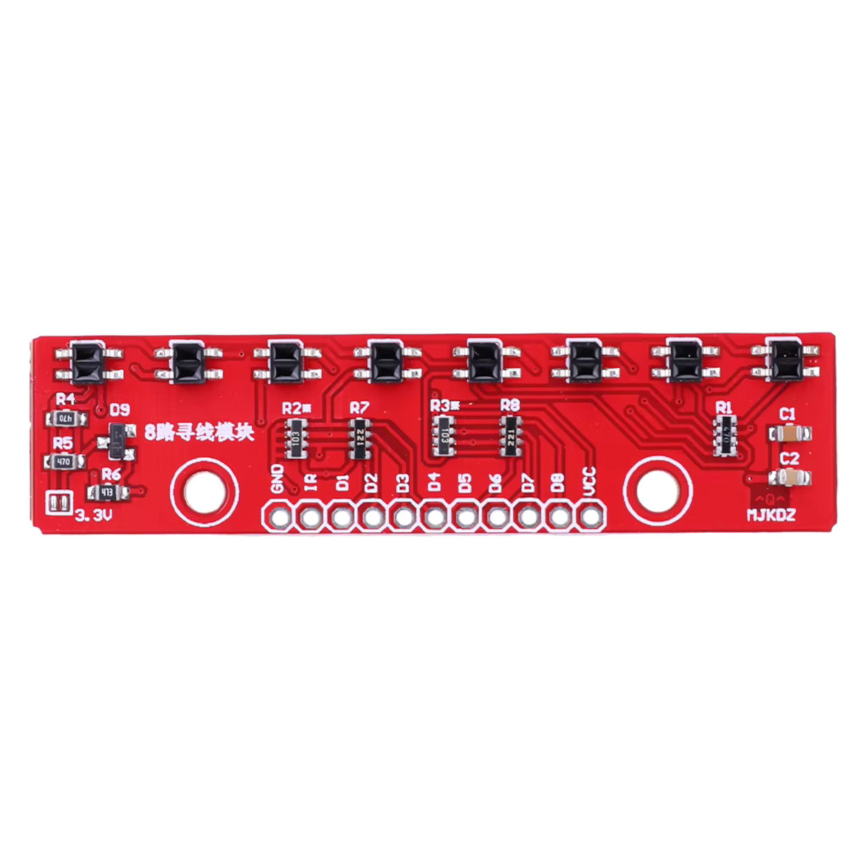 Probots 3.3v-5v 8-Channel IR Sensor Array Line Follower Infrared ...