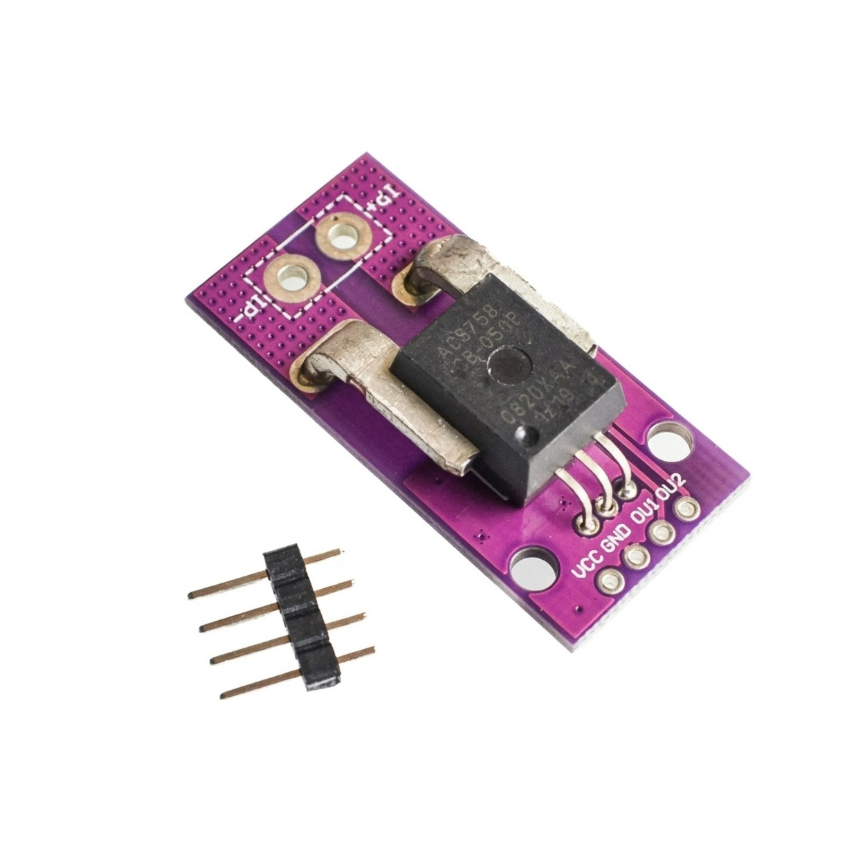 MCU-758 ACS758LCB-050B 50A Bidirectional Hall-Effect Current Sensor Module
