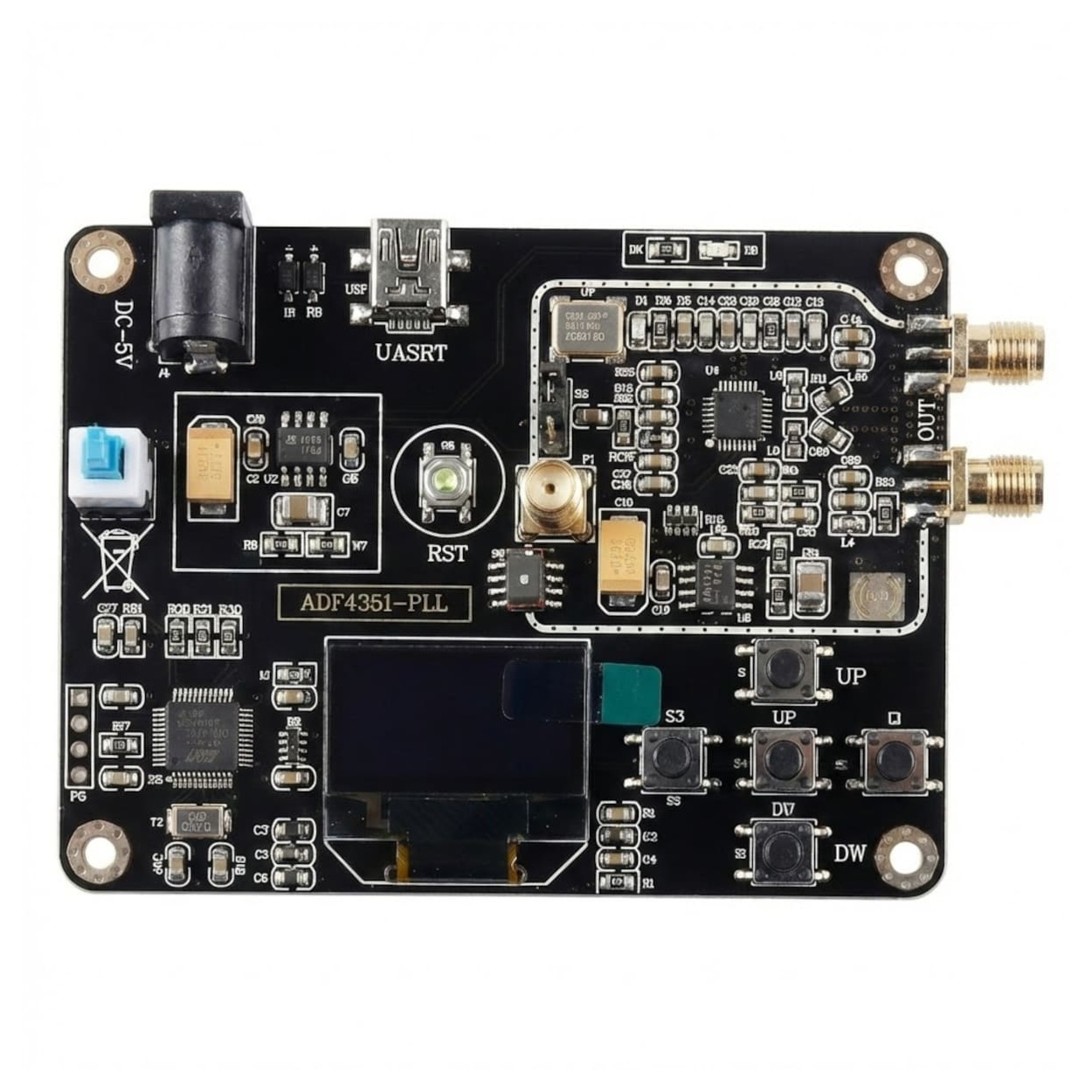 Probots ADF4351 35MHz-4.4GHz RF Signal Generator with OLED Display