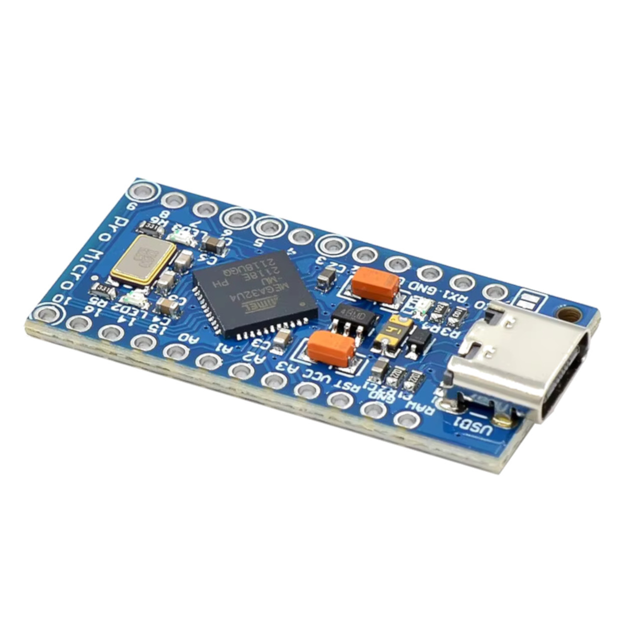 Probots ATmega32U4 Pro Micro Development Board 5V 16MHz Type-C USB ...