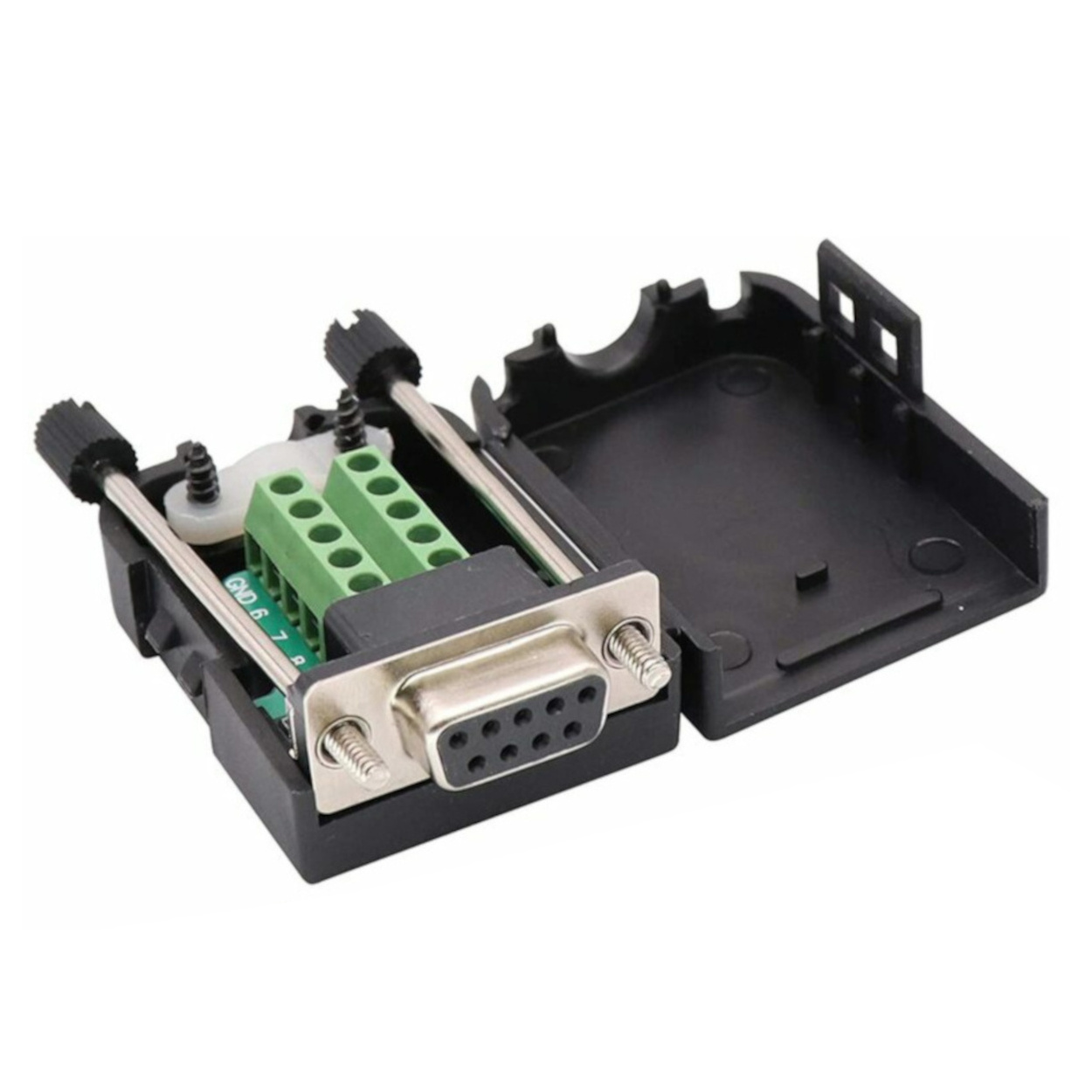 DB9 9-Pin Male To Female Serial Port Connector Terminal Adapter RS232 To RS485 Converter Board From Connectors, Plugs & Sockets - Price 5.38 - View #6