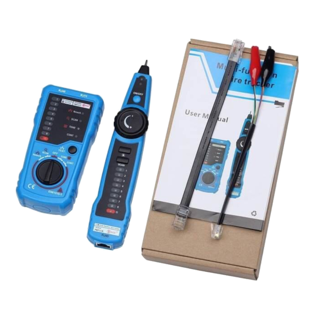 Cable Tracer BOOGIIO RJ45 RJ11 Kit – Wire & Network Tester For LAN ...