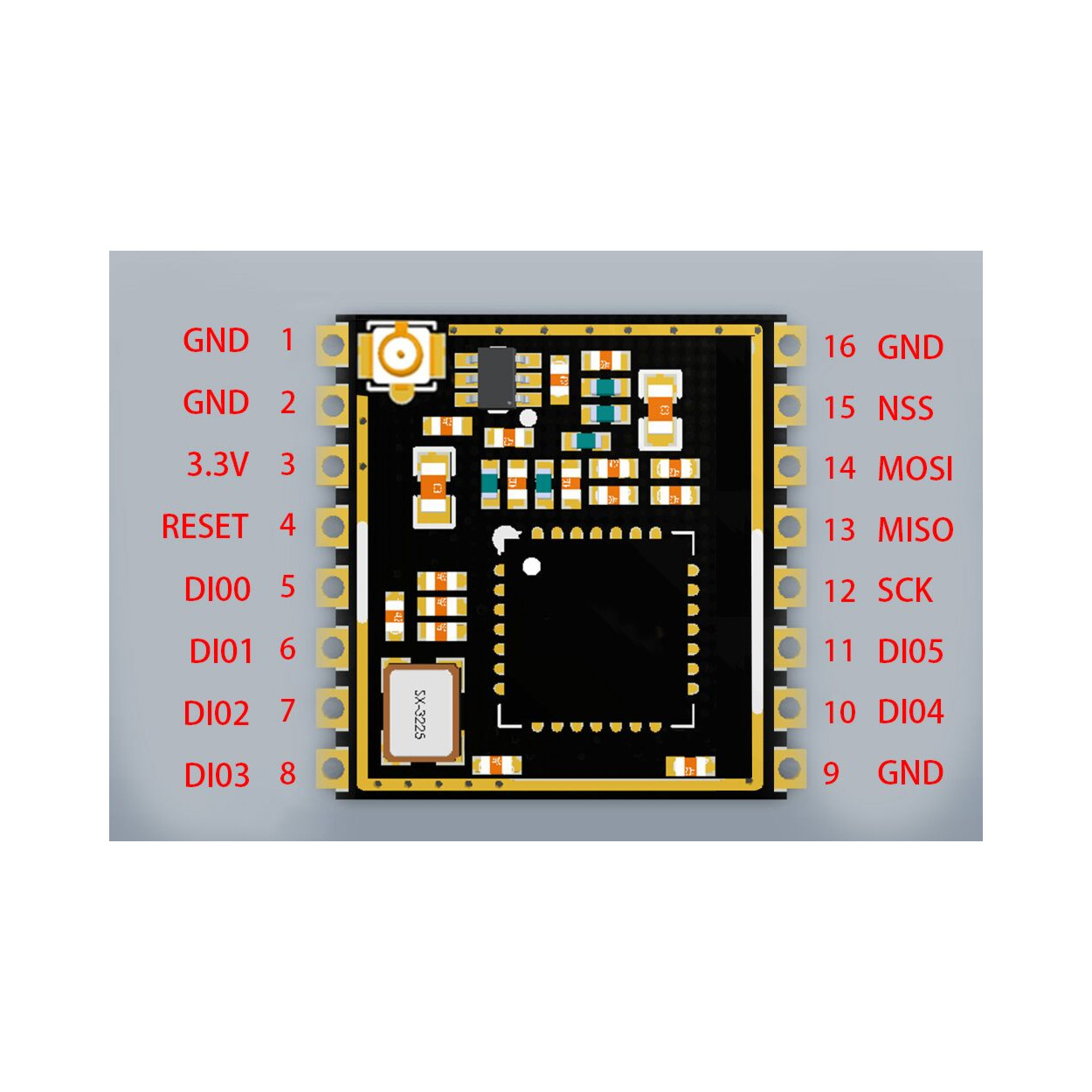 Probots Ra-02 LoRa SX1278 433MHz Module with Antenna Buy Online India