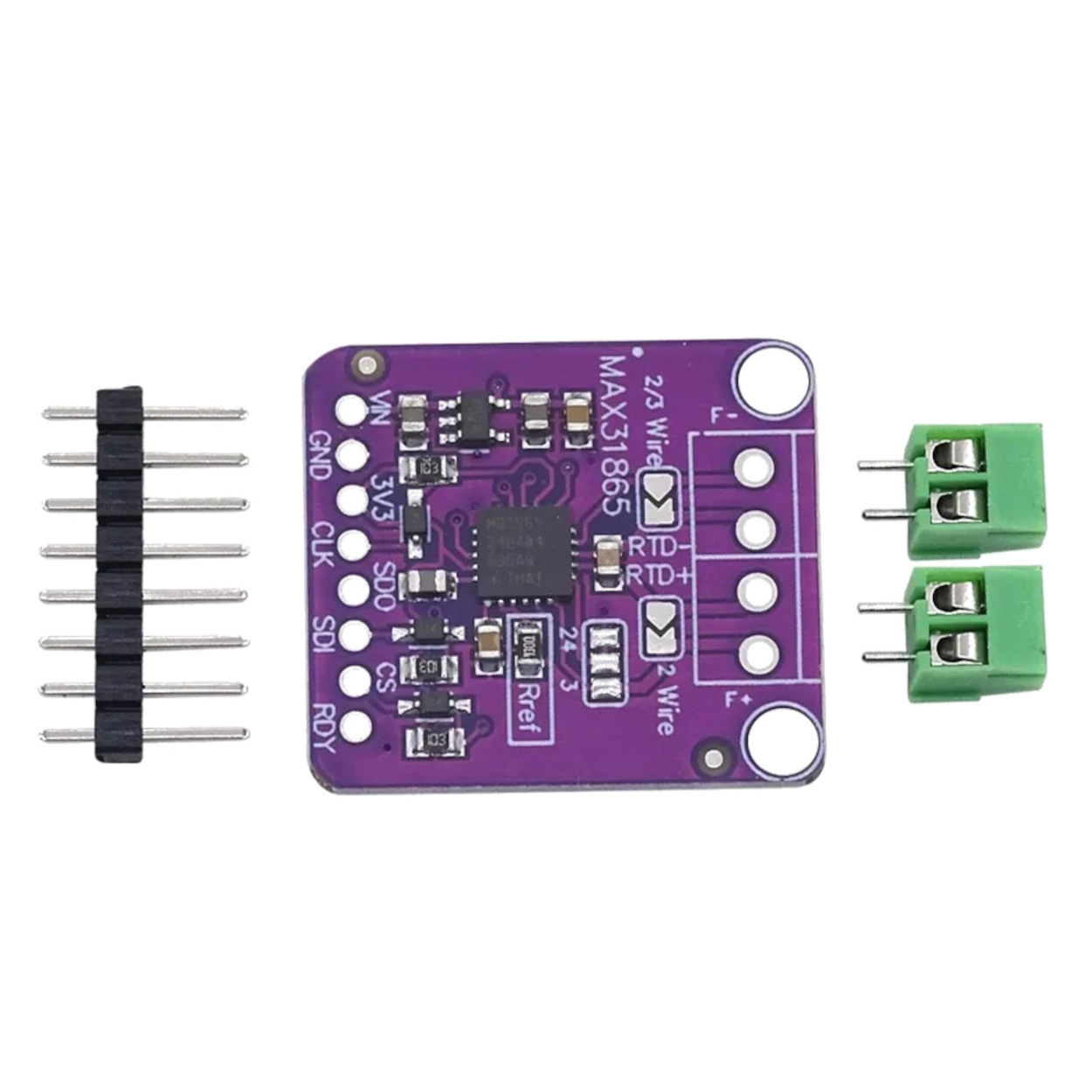 MAX31865 PT100-PT1000 RTD Platinum Resistance Temperature Detector Module  Sensor Amplifier