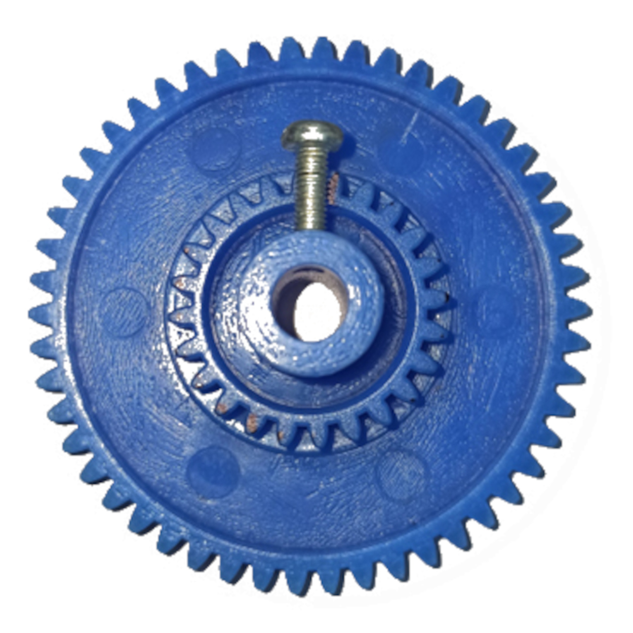 Probots MechX Plastic Spur Gear 50T with Compound 24T Dual Teeth Mod 1