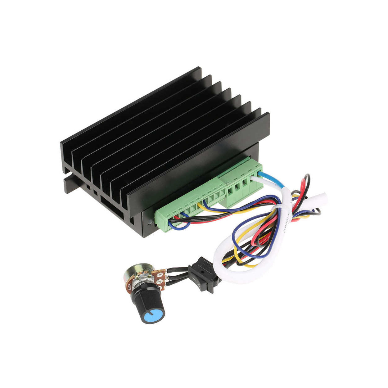 Respicefinem WS55 180 Motorcontroller – Borstelloze BLDC Driver Zonder Hall-sensor, 20–50V, 10A Nominaal, Instelbare Snelheid Via Potentiometer Of Externe Spanning