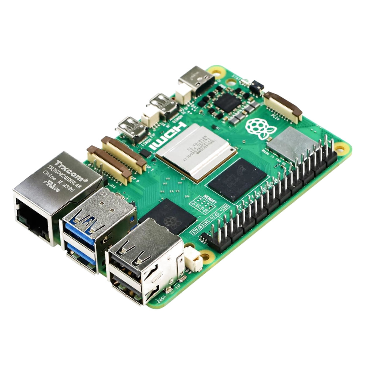 Raspberry Pi 5 8GB RAM Broadcom BCM2712 Arm Cortex-A76 2.4GHz Quad-core 64-bit Single Board...