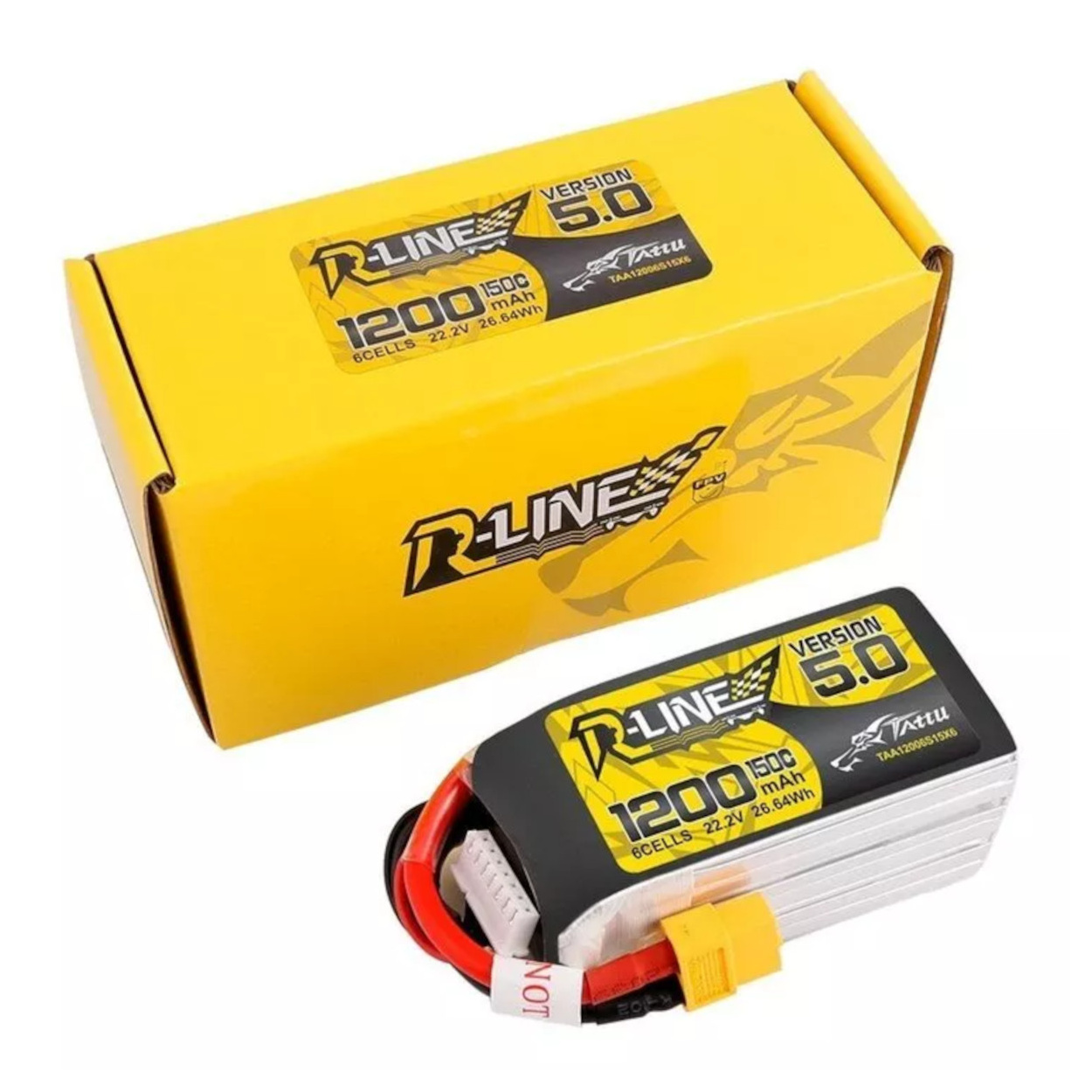 Probots Tattu R-Line Version 5.0 1200mAh 6S1P 150C LiPo Lithium