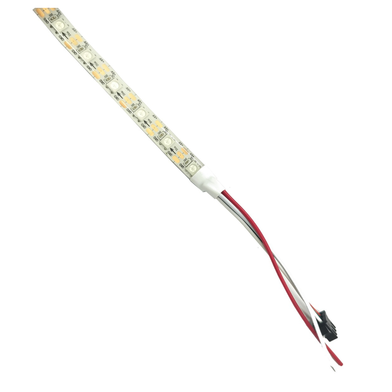 WS2812B SMD 5050 RGB LED Strip Light – 5M, 12V, IP65 Flexible Multi-Color With Remote