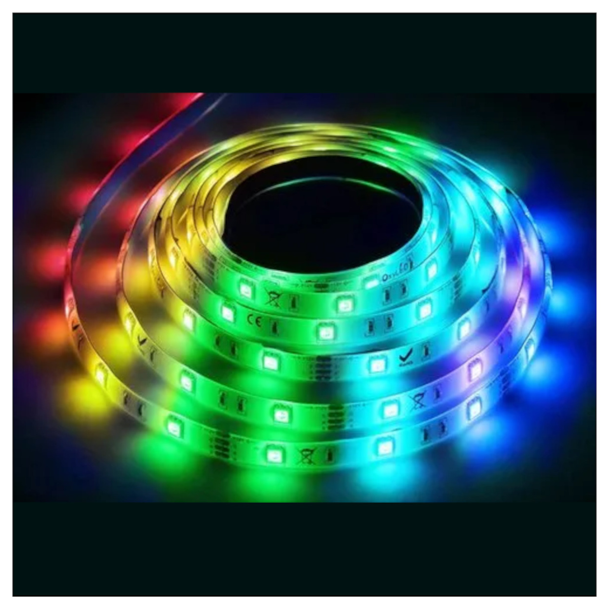 ALITOVE 5m WS2812B Ruban LED RVB Adressable Individuellement 5m 150