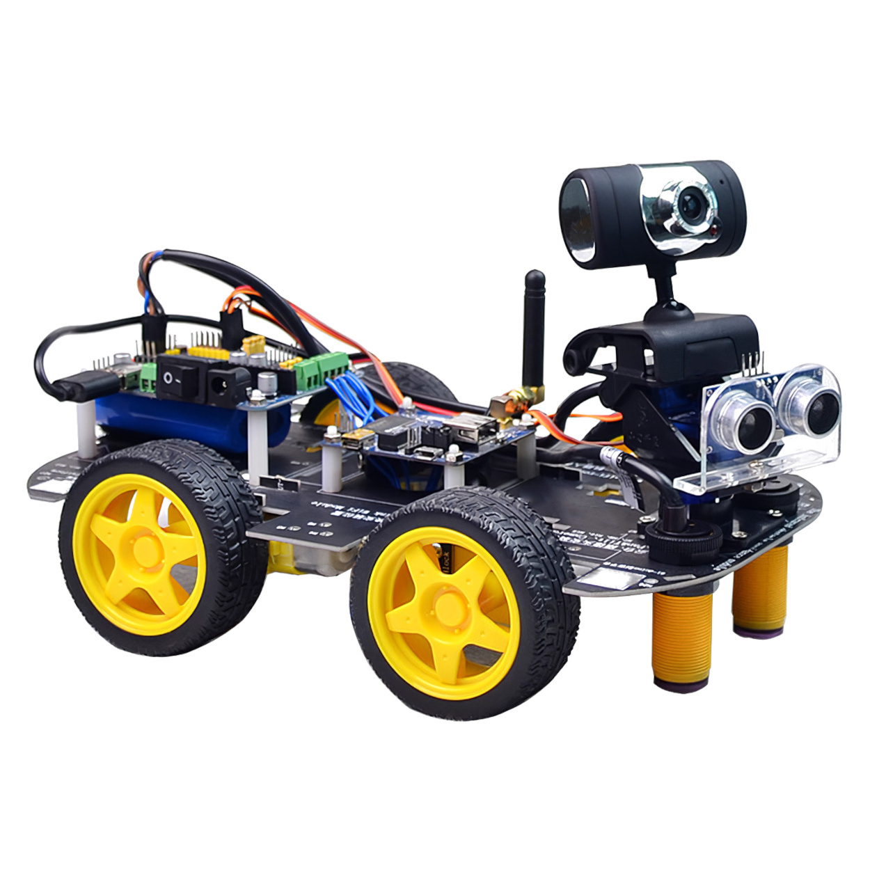Probots Smart RC 4 Wheel Drive Programmable Robot Car Chassis Kit PTZ  Camera Wifi Unassembled DIY Buy Online India