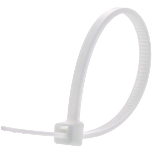 300mm Length  4.8mm width Nylon Cable Tie Tag White