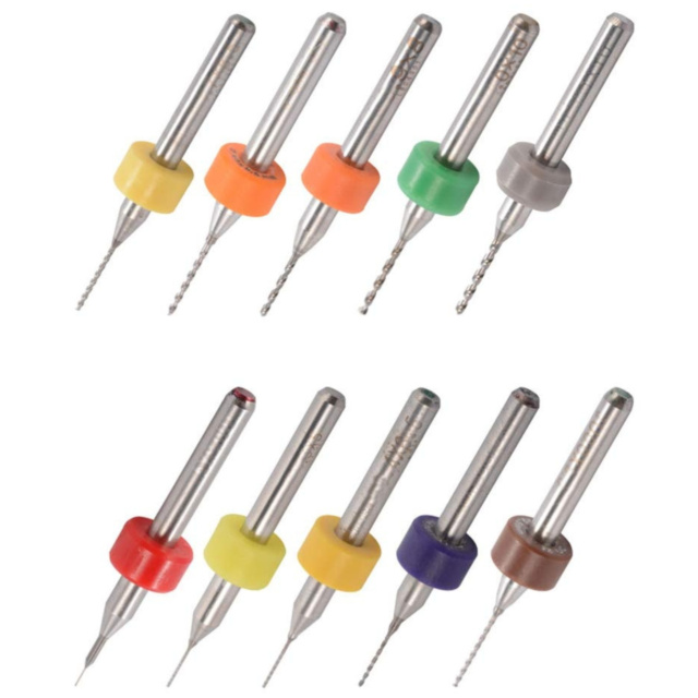 10pcs Cleaning Nozzle Drill Kit 0.1mm to 1mm - 3D Printer & PCB Precision Bits