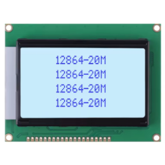 128 x 64 Dots Graphics White Light Blue LCD Display ST7920 SPI