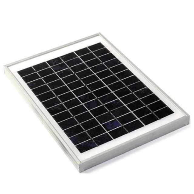 12V 10 Watt Solar Panel for DIY Electronics Projects & Robotics