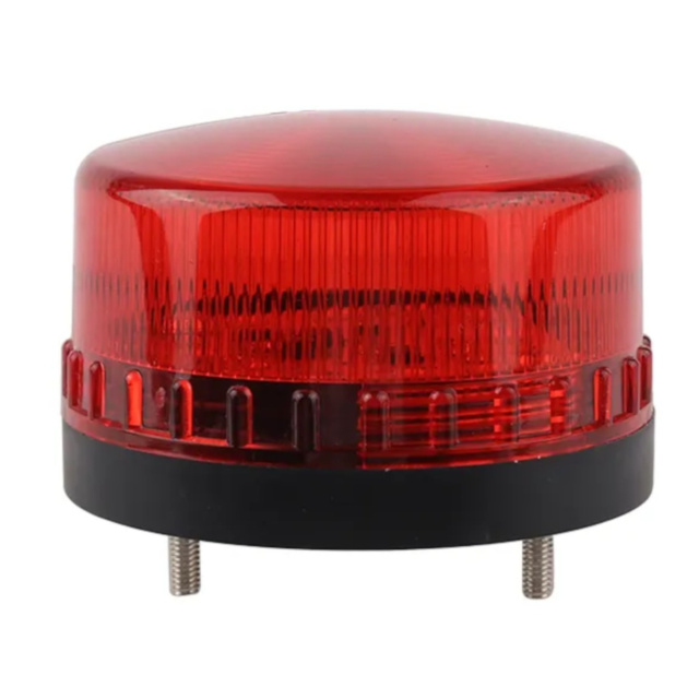 Promax 24V Red Strobe Warning Round Tower light Flashing