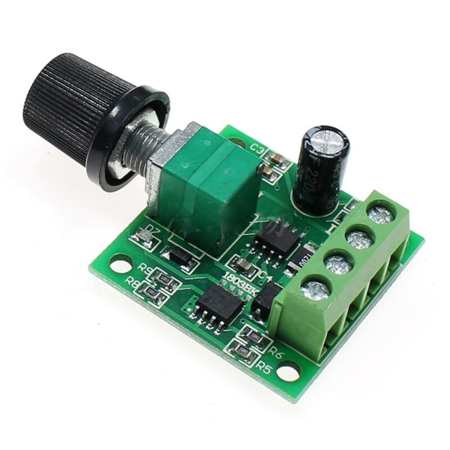 DC Motor Speed Controller Board Module PWM 12V 2A 1803BK