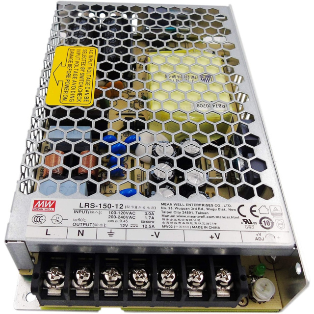 24V 6.5A SMPS Metal Power Supply Mean Well 156W LRS-150-24