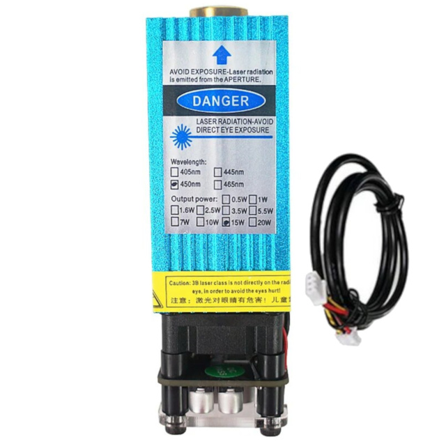 15W 450nm Wavelength Laser Module for CNC Engraving