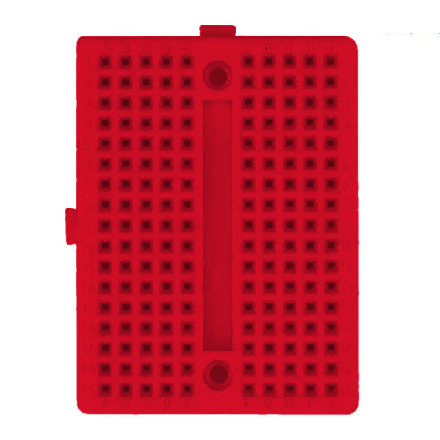 170 Points Mini Breadboard for UNO and Solderless Electronics Prototyping-Red