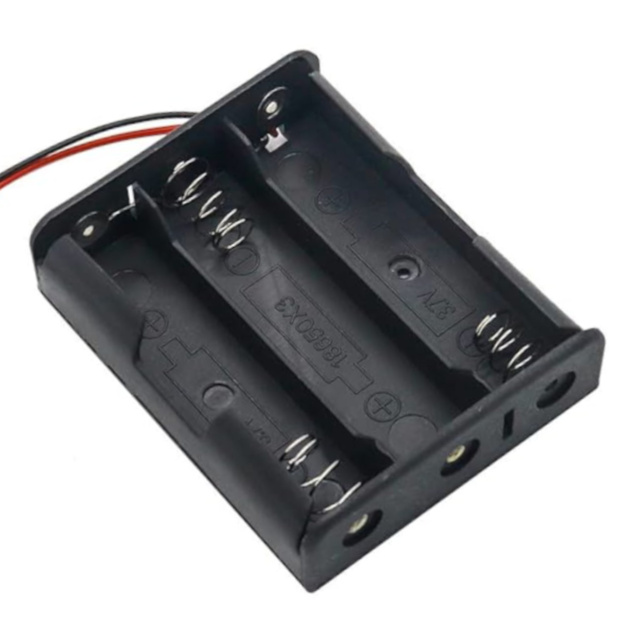 3 x Battery Holder for 18650 Lithium Ion Plastic