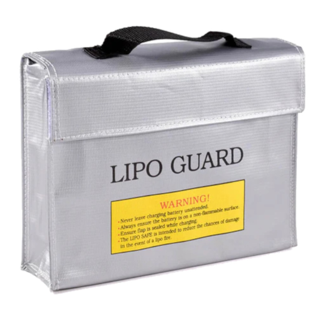 240x65x180mm Lithium Polymer Battery Fire and Water Resistant LiPo Li-ion Protection Bag