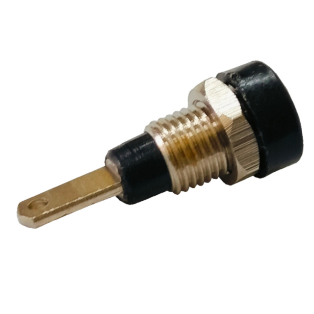 2 mm Female Jack Banana Socket Panel Mount Connector - BLACK