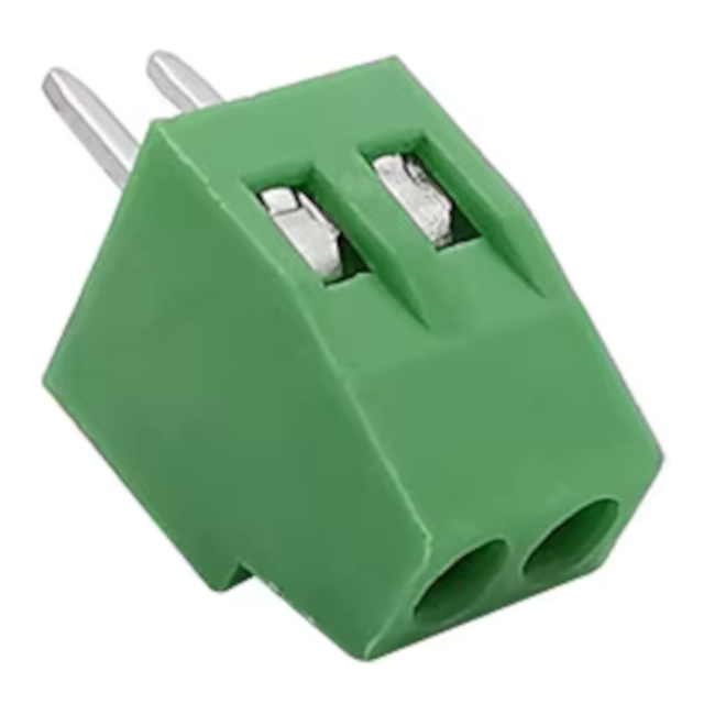 2 Pin Fixed Screw Terminal Block Connector 7.62MM