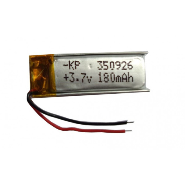 Lithium-ion Rechargeable Battery  3.7V 180mAH KP-350926