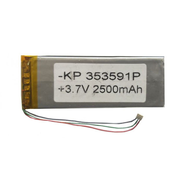 Lithium-ion Rechargeable Battery  3.7V 2500mAH KP-353591