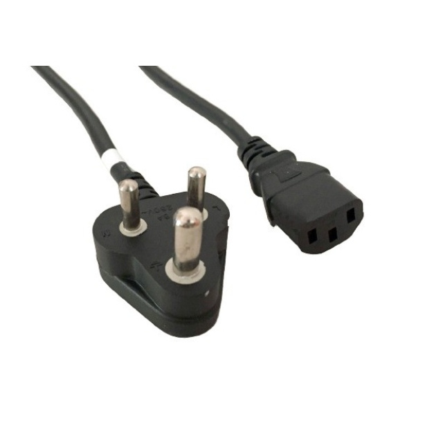 5A 3 Pin AC Power Cable 1.8m Length IEC C13 Cord