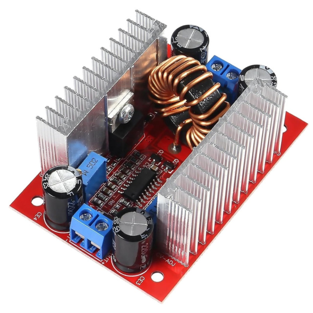 400W 15A DC-DC Step Up Boost Converter CC CV Adjustable Power Module