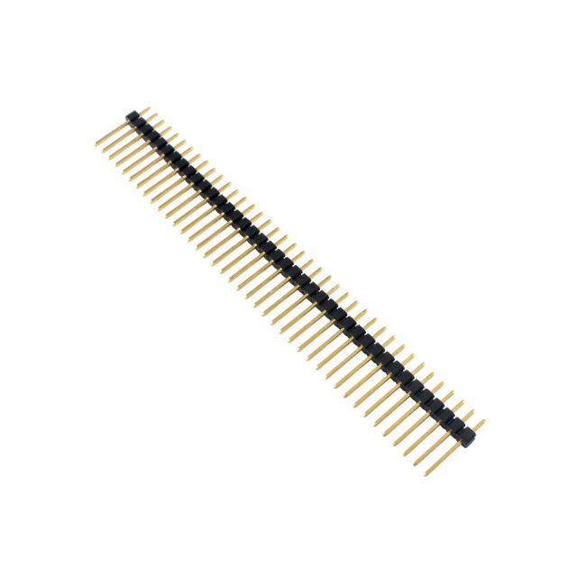 40 x 1 Male Header Pins - Long Pitch 2.54mm Length 20mm
