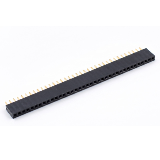 40x1 Female Berg Strip Header - Straight 2.54mm Pitch Connector