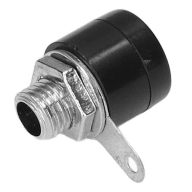4mm Banana Socket Jack for Banana Plug Terminal Connector - Black
