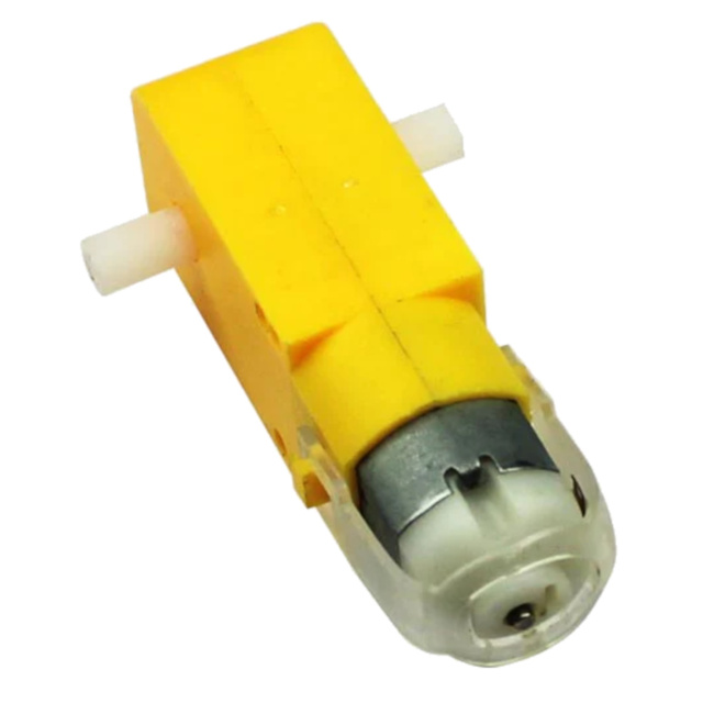 100RPM 3-12V 1:120 Plastic Gear Dual Shaft BO Motor